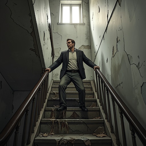 Marino’s Recovery from "Kay Scarpetta". This flow traces Pete Marino’s movement from shame, addiction, and isolation toward accountable participation.