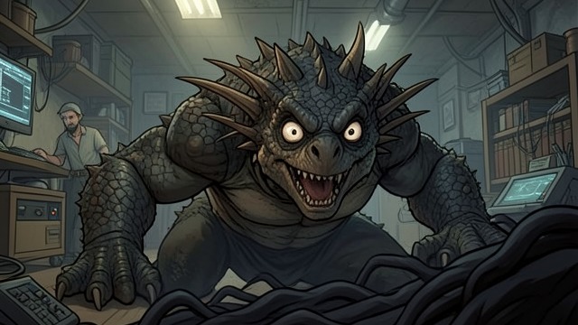 The Dragon in the Footage from "Venom". The Dragon in the Footage A Familiar Figure The anniversary program shows a dragon struggling against the Creepers as the camera captures its anguish.