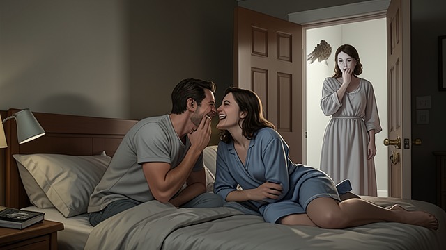 A Late Arrival from "Venom". A Late Arrival Disrupting the House Blake and Tabitha arrive late, laughing loudly enough to keep Elena and Sammy awake.