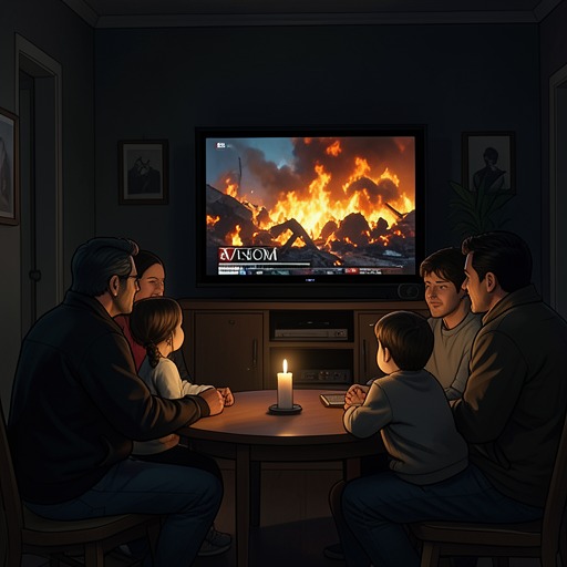 The Night Etan Fell from "Venom". The annual broadcast of Etan's destruction connects public remembrance to private grief in the Leaf family.