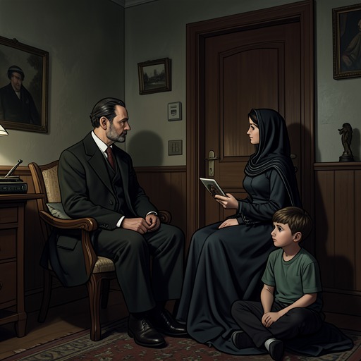 The Leaf Family's Grief from "Venom". The aftermath of King Albert's death continues to shape Sir Robert's reputation and the emotional life of his family.