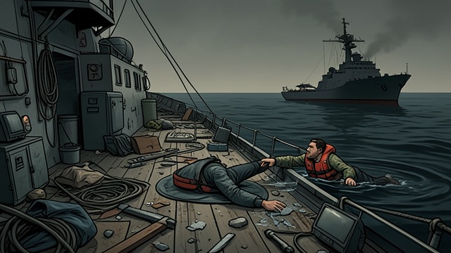 Asylum on the Jefferson from "Afterburn". Asylum on the Jefferson His final sortie fails The Pobedonosnyy Rodina is destroyed by missiles launched from Orlando, ending Dmitriev's attempt to force the…