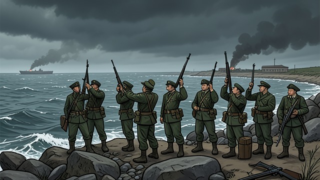 The Landing Resolves One Emergency from "Afterburn". The Landing Resolves One Emergency Marines take the shore objective The landing at Arsincevo secures fuel and breaks the immediate pressure on Boychenko's…