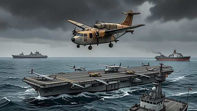 A Carrier Survives the Crisis from "Afterburn". A Carrier Survives the Crisis Fuel restores the air wing The Jefferson completes refueling near Arsincevo, giving its aircraft a renewed operational window.