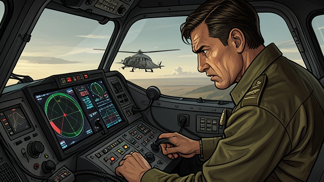 A Threat Is Inferred from "Afterburn". A Threat Is Inferred Evidence arrives in fragments Radar detects a low contact, a Shilka locks the fighters, and Dixie sees the helicopter briefly from behind.