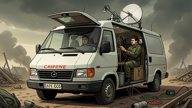 The News Van Becomes a Lifeline from "Afterburn". The News Van Becomes a Lifeline Civilian equipment reaches Washington The ACN satellite uplink gives Magruder a route to naval communications headquarters when…