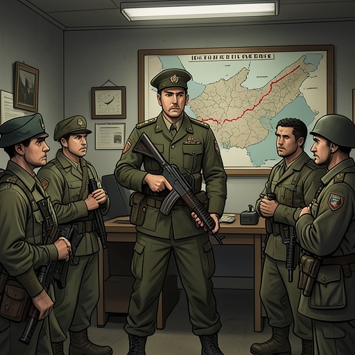 The Crimean Mutiny from "Afterburn". This flow follows Dmitriev's rejection of the handover, his seizure of authority, and his attempt to remove the American force from the Crimean struggle.