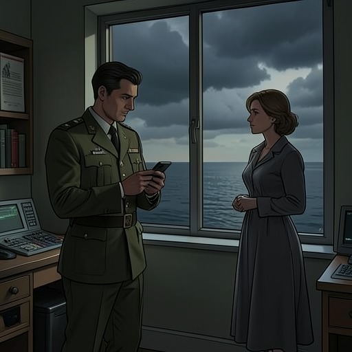 Grant and Julie's Fraying Marriage from "Afterburn". This flow traces Will Grant's struggle to balance the demands of carrier service with a marriage strained by separation and distrust.