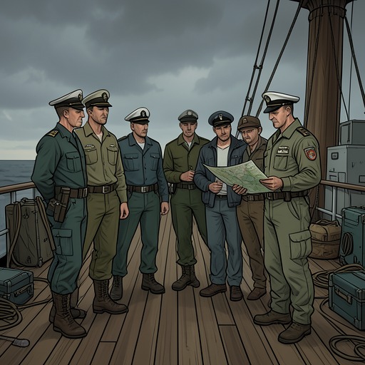 Combat Identity and the Carrier Fraternity from "Afterburn". This flow explores how the carrier's professional fraternity defines belonging through skill, risk, and shared responsibility while remaining strained by…