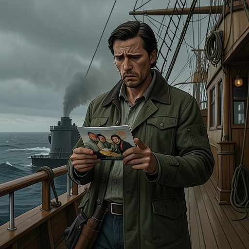 The Cost of Staying at Sea from "Afterburn". This flow traces how long deployments place intimate relationships under pressure and force service members to weigh family life against professional identity.