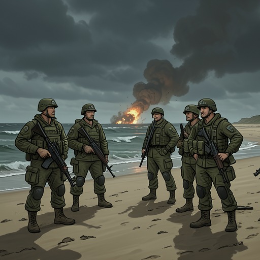 A Peace Mission's Unintended Battlefield from "Afterburn". This flow traces how an attempt to stabilize Georgia and Crimea becomes a sequence of armed confrontations that exceed the original limits of humanitarian…