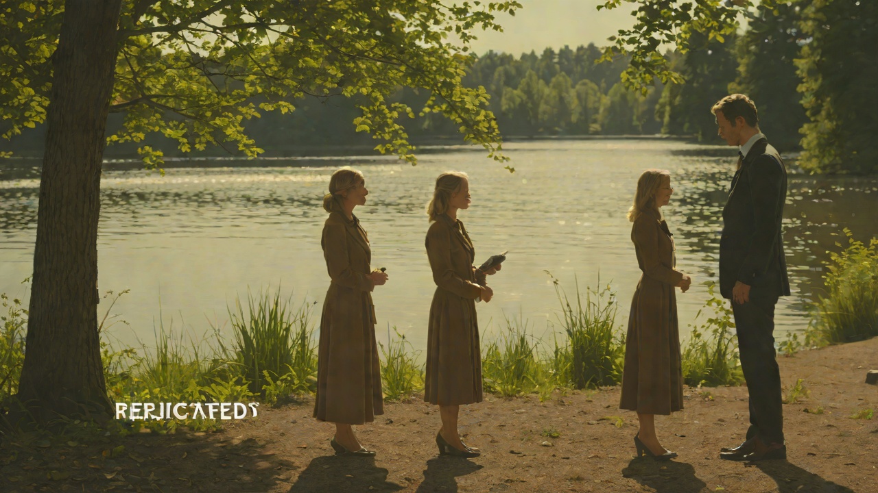 Rejected Again from "Lady in the Lake". Rejected Again Wallace Wright, recently out of his second marriage, asks Maddie for a date. She turns him down, telling him she is seeing someone.