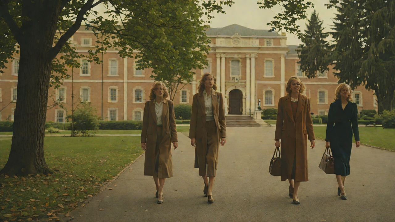 Turned Away and Walking On from "Lady in the Lake". Turned Away and Walking On At the synagogue parking lot, Maddie and Judith are told that women cannot join the official search parties.