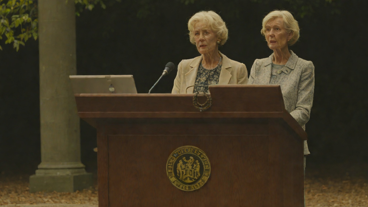 Age at the Lectern from "Lady in the Lake". Age at the Lectern Maddie is about to turn fifty-seven and still knows she looks good, but beauty is no longer the basis of her power.