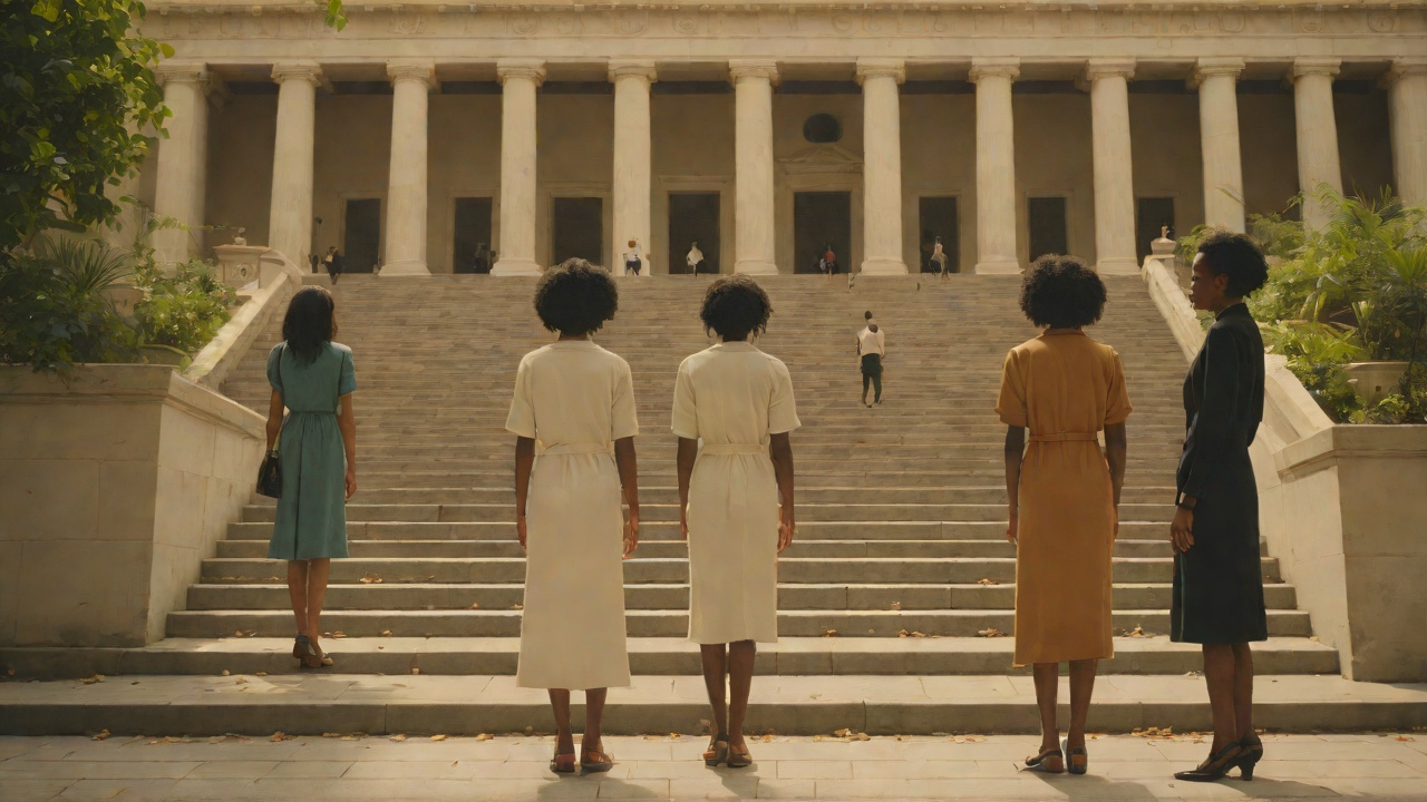 Temple Sidewalk Encounter from "Lady in the Lake". Temple Sidewalk Encounter Cleo sees Maddie at the temple steps and knows that Maddie saw her too.