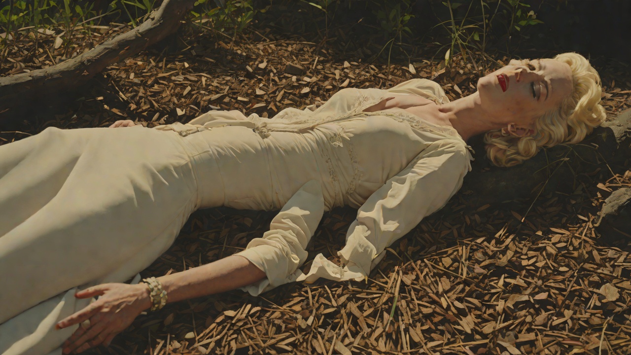 Marilyn's Corpse from "Lady in the Lake". Marilyn's Corpse Maddie thinks of Marilyn Monroe, who wanted to leave a beautiful corpse.