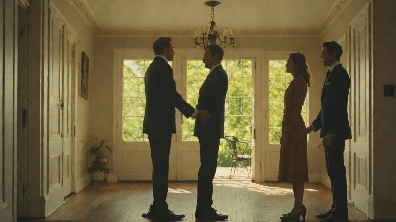 Graceful Goodbye from "Lady in the Lake". Graceful Goodbye Ferdie stays with Maddie until dawn, confesses his love, and leaves her apartment for the final time. They kiss at the door in public.