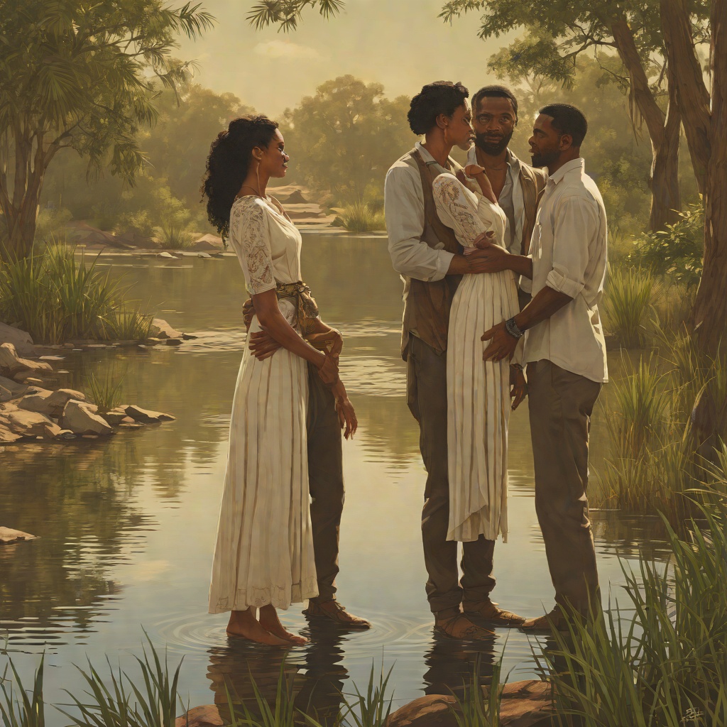 Cleo and Ezekiel's Secret Love from "Lady in the Lake". This emotional flow follows the hidden relationship between Cleo Sherwood and Ezekiel Taylor.