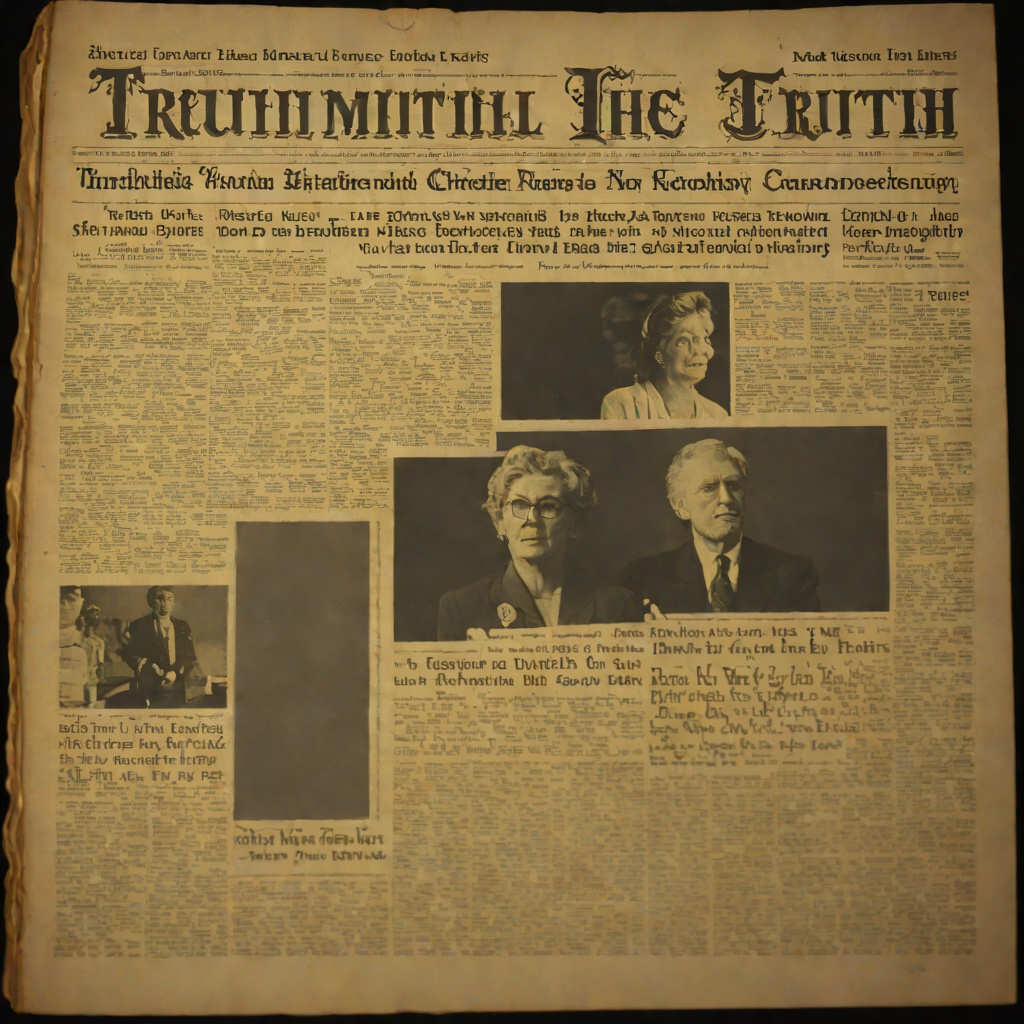 Newspaper Truth and Ownership from "Lady in the Lake". This thematic flow questions who owns a story, who tells it, and what truth the paper can actually contain.