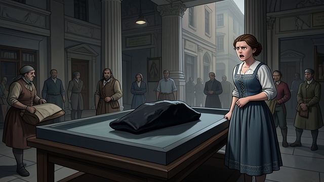 A Name Put on a Poster from "Hamnet". Print Makes the Name Public Joan brings Agnes a playbill on which Hamlet is printed as the title of William’s tragedy.