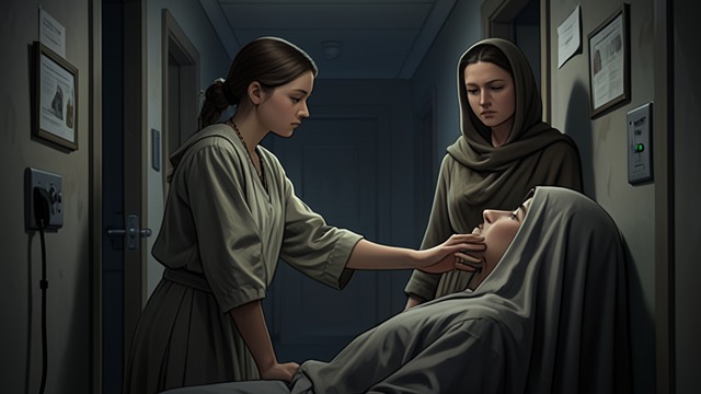 A Child’s Grief from "Hamnet". Seeing the Body Judith comes downstairs and sees Hamnet’s shrouded body.