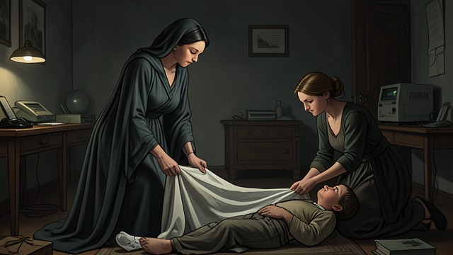 Mourning Together from "Hamnet". A Mother’s Task Agnes insists on washing and shrouding Hamnet herself.