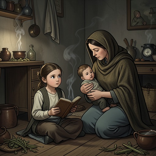 Judith’s Life of Survival from "Hamnet". This thread follows Judith from childhood fragility and plague illness into a life shaped by grief, sensitivity, and her continuing search for Hamnet.