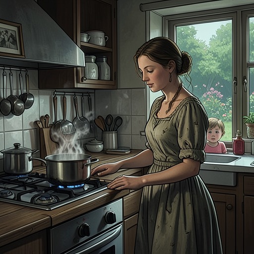 Susanna’s Responsibilities from "Hamnet". This thread follows Susanna from a child’s frustration and grief to her role in managing the household and caring for the people around her.