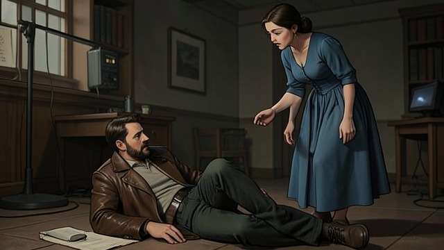 Ham’s Injury and Confession from "Three Bags Full". Ham’s Injury and Confession Vulnerability changes the balance The fall leaves Ham unable to walk, altering how others approach him.