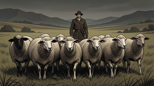 An Attempt to Be Heard from "Three Bags Full". An Attempt to Be Heard A public performance The flock stages George’s death at the contest because human spectators are finally watching.