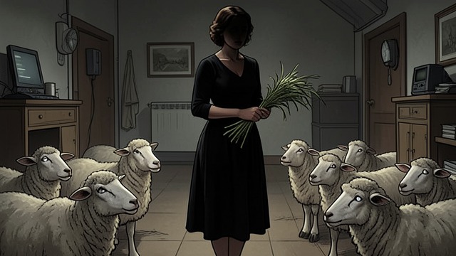 Kate After George from "Three Bags Full". Kate After George Grief mixed with anger Kate mourns George while acknowledging that their marriage was not easy.