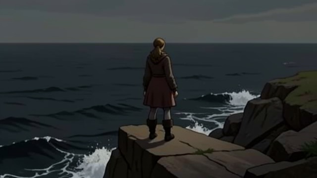 佐拉与深渊的关系,《三袋羊毛》中的场景。高崖之羊 私密的避风处 佐拉常常站在高悬于海面之上的狭窄崖沿,独处与高度让她得以思考。她把深渊视为需要理解的事物,而不只是转身逃离的地方。 与羊群的距离 沉思的习惯使她独立,但她仍通过关怀与共同的记忆和其他羊保持联系。崖沿让她获得不同的视角,却没有使她脱离羊群。