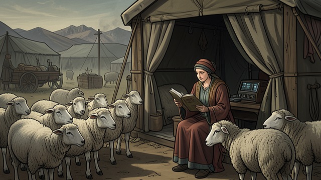 A Shepherd Remembered from "Three Bags Full". A Shepherd Remembered The old voice returns Rebecca’s readings revive the flock’s memory of George, even though the books and reader are different.