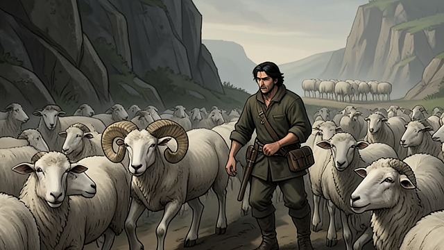 Training the Flock Together from "Three Bags Full". Training the Flock Together Othello asks for help When the flock faces Gabriel’s meat-breed sheep, Othello turns to Melmoth despite his unresolved feelings.