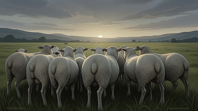 The Promise of Europe from "Three Bags Full". The Promise of Europe A journey prepared in advance George leaves money for the sheep to travel to Europe and sets out terms to protect them.