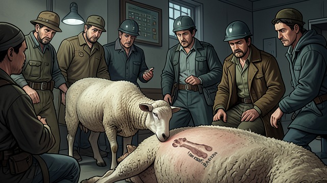The First Clues from "Three Bags Full". The First Clues Watching the humans The flock studies the people who arrive at the meadow, including Ham, Lilly, Gabriel, and Father Will.