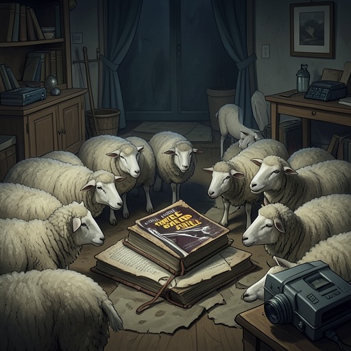 Stories as a Way to Know the World from "Three Bags Full". The flock uses George’s readings, remembered plots, and its own performances to interpret events that it cannot fully understand.