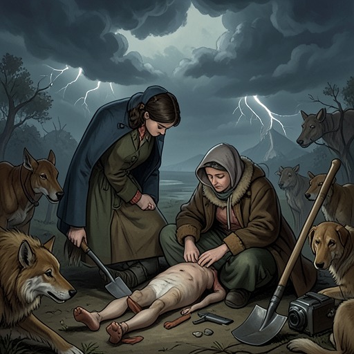 The Sheep’s Theory and the Actual Death from "Three Bags Full". This thread follows Miss Maple’s confident but mistaken murder theory as the flock’s evidence gradually reveals George Glenn’s suicide.