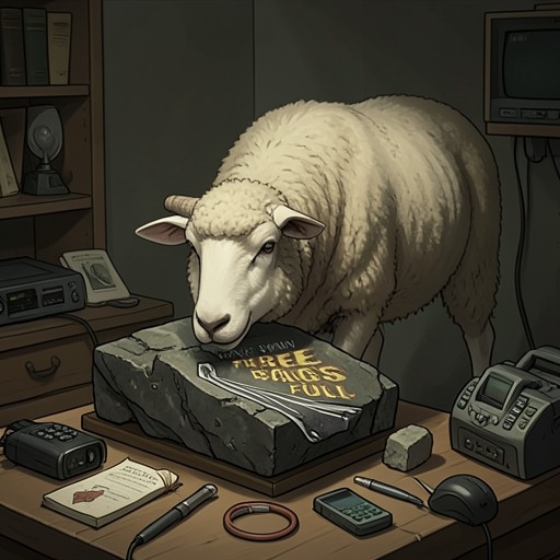 Objects That Carry Human Secrets from "Three Bags Full". The sheep’s idea of a “Thing” develops as objects reveal attachments, evidence, and histories humans cannot simply leave behind.