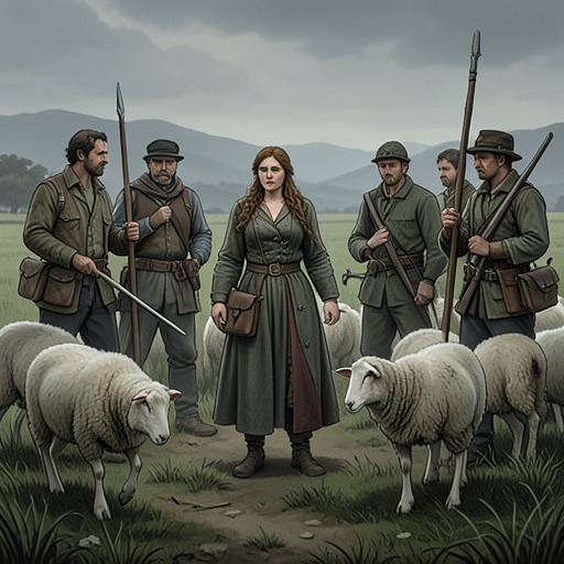 The Search for George’s Contraband from "Three Bags Full". The locked caravan and hidden packages draw villagers, Gabriel, and outsiders into a struggle over George’s secret dealings.