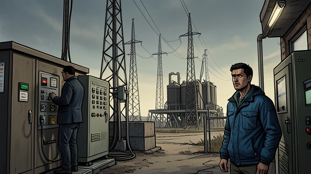 A Grid Under Strain from "Firewall". Hidden Dependence Power as Background Electricity is taken for granted across daily life, while a substation silently carries the load for a large region.