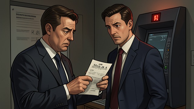 The Balance Slip from "Firewall". A Small Object Falk’s Final Errand Falk checks his account balance and dies without withdrawing cash.
