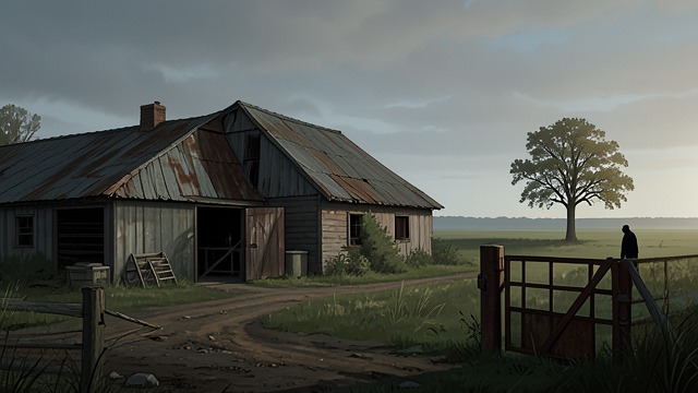The Sold Farm from "Firewall". Absence Made Visible No Farewell After the investigation, Wallander finds that the farm has been sold and the horses are gone.