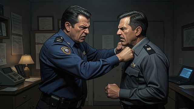 The Physical Confrontation from "Firewall". Anger Surfaces The Accusation Wallander confronts Martinsson after the gunman’s death and hits him.
