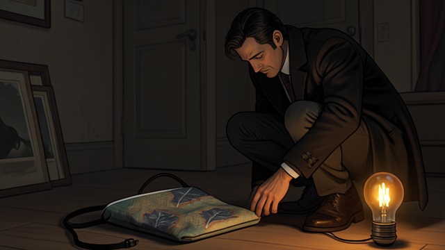 The Oak-Leaf Handbag from "Firewall". Identification in the Dark A Recognized Clue A handbag found near the substation belongs to Sonja Hökberg.