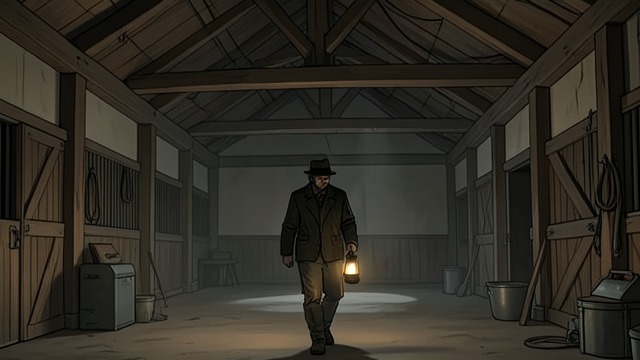 The Farm and Its Future from "Firewall". A Life Being Sold Emptying Stables Wallander visits the farm and sees that many stalls are empty.