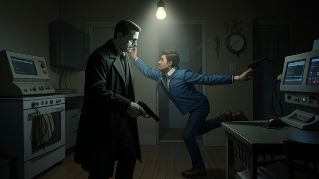 The Failed Trigger from "Firewall". The Final Attempt Wallander at the Machine Carter takes Wallander’s weapon and forces him toward the ATM with a card and code.