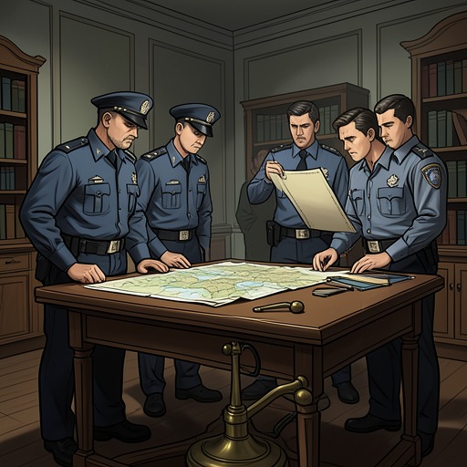The Police Team Under Strain from "Firewall". This subplot follows the investigation team as urgent work, limited expertise, and personal mistrust test its cooperation.