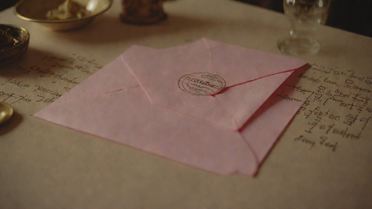 Pink Envelope On The Table from "The Unlikely Pilgrimage of Harold Fry". Pink Envelope On The Table A Goodbye In Writing Queenie Hennessy's letter is not a casual note but a deliberate farewell.