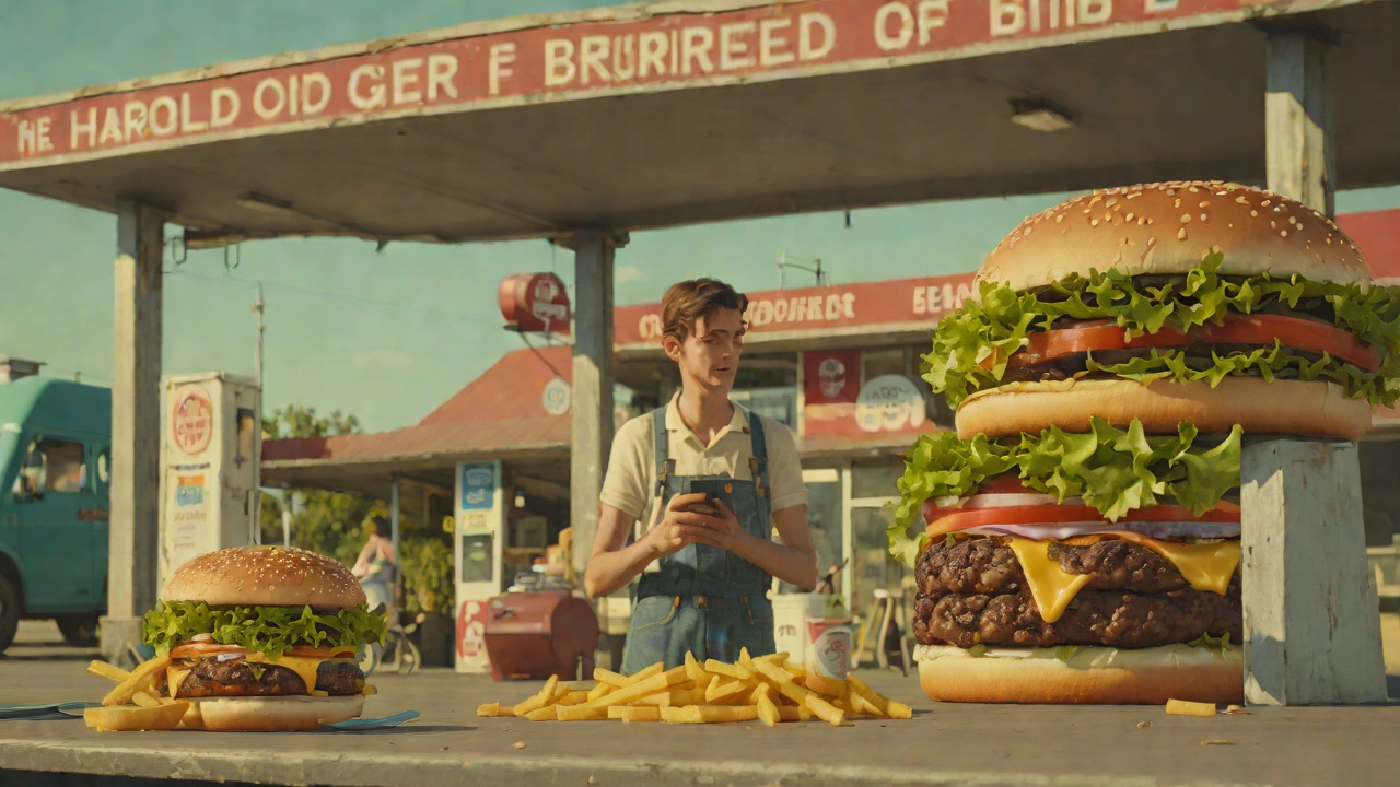 A Burger And A Question Of Faith from "The Unlikely Pilgrimage of Harold Fry". A Burger And A Question Of Faith The Happy To Help Girl Harold stops at a petrol station and buys a BBQ Cheese Beast.